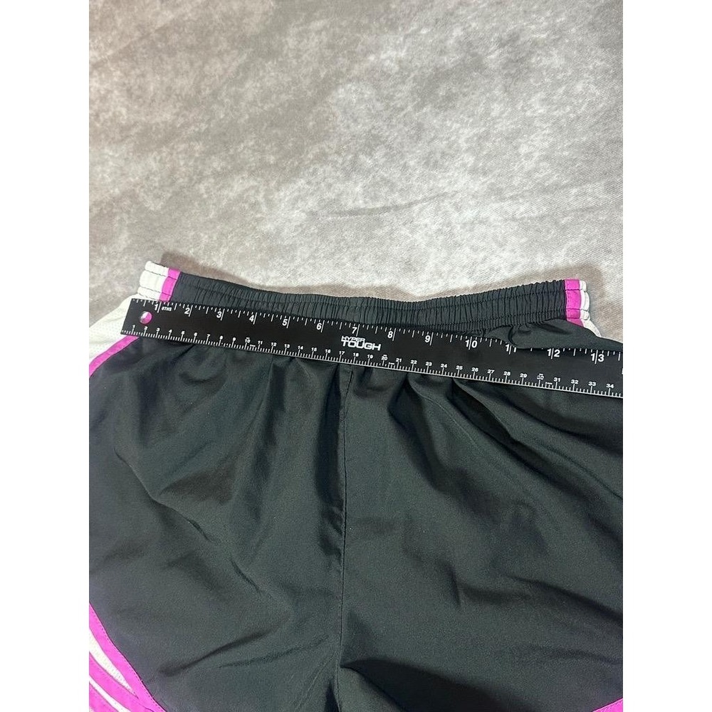 Nike Tempo Running Shorts Womens Medium Black Pink White Athletic Gym Workout - Picture 5 of 8